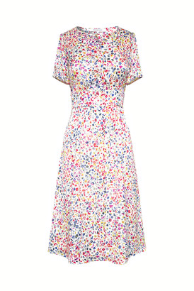 Gerard Darel Salvina - Short Belted Floral Print Dress