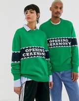 Thumbnail for your product : Opening Ceremony logo stripe jumper