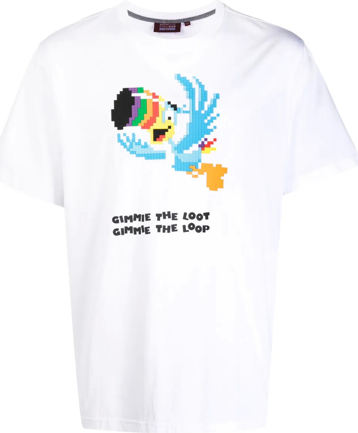 Mostly Heard Rarely Seen 8-Bit Give Me The Loop cotton T-shirt