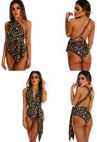 Thumbnail for your product : Pink Boutique Be Delicious Leopard Print Multiway Bodysuit