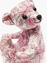 Thumbnail for your product : The Vampire's Wife Floral-print Silk-satin Teddy Bear - Pink Multi