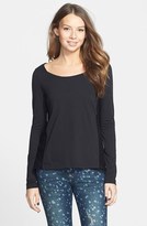 Thumbnail for your product : Rip Curl 'Cross Your Heart' Lace Back Tee (Juniors)