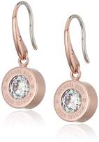 Thumbnail for your product : Michael Kors Logo" -Tone and Crystal Drop Earrings