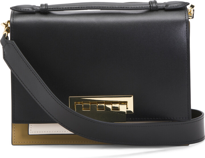 ZAC Zac Posen Leather Earthette Small Accordion Shoulder Bag ShopStyle