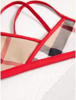 Thumbnail for your product : Burberry Check Bikini with Contrast Trim