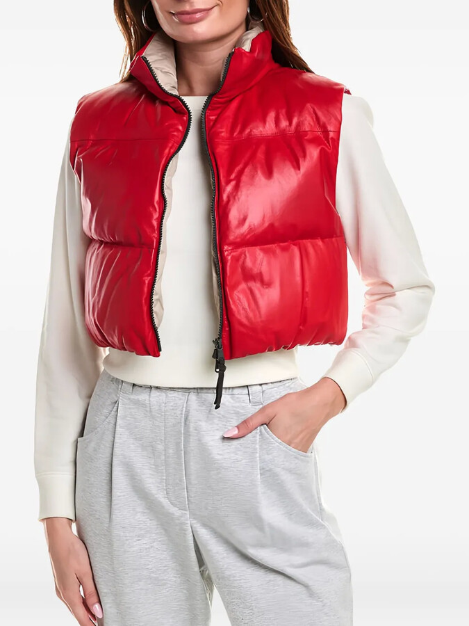 Brunello Cucinelli Quilted Leather Vest