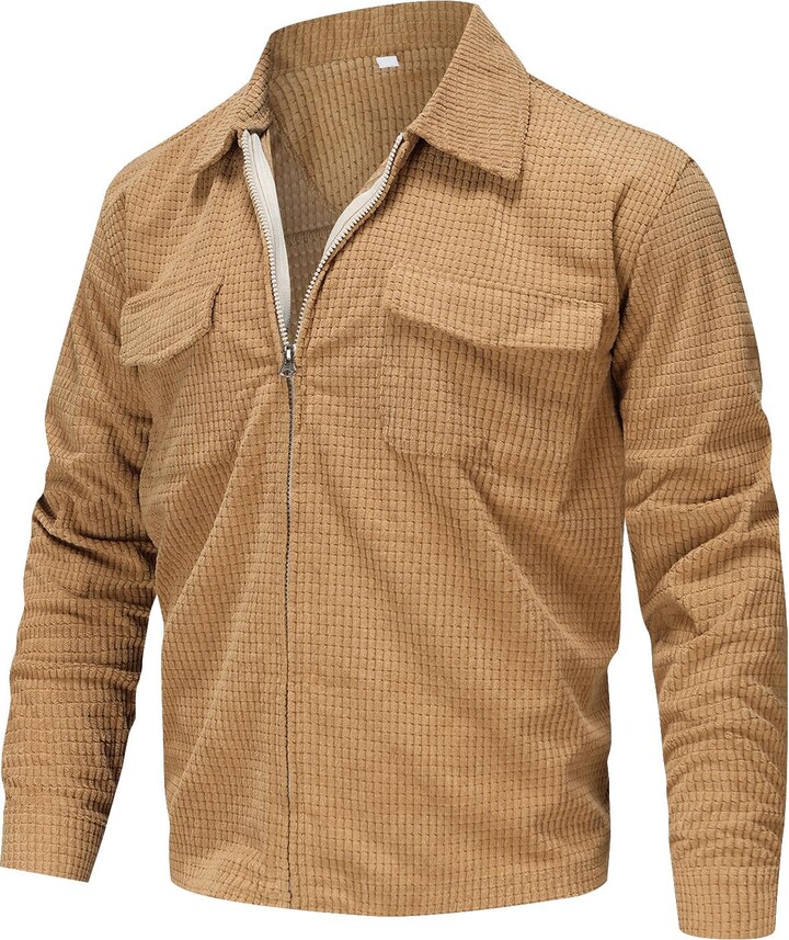 Smith's Workwear Men's Sherpa Lined Plaid Fleece Shirt Jacket - ShopStyle