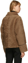 Thumbnail for your product : Yves Salomon Meteo Brown Merino Shearling Jacket