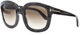 Thumbnail for your product : Tom Ford Christophe Square Sunglasses, Black