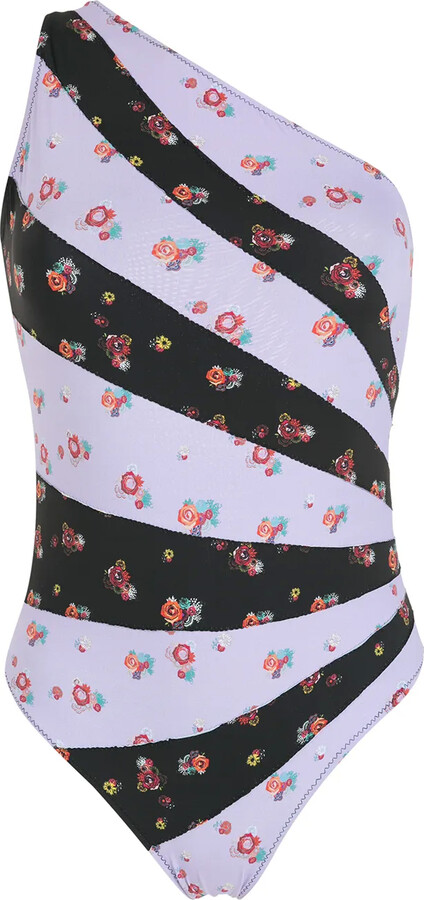 AMIR SLAMA One-Shoulder Swimsuit