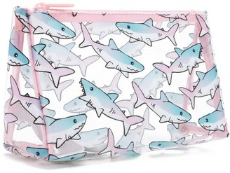 Forever 21 Shark Print Makeup Bag