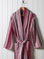 Thumbnail for your product : Christy Supreme capsule stripe robe large berry
