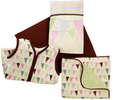 Thumbnail for your product : Skip Hop Pennant Bumper-free 4 Piece Bedding Set