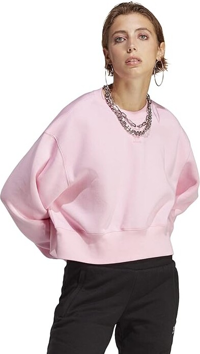 adidas Adicolor Essentials Crew Sweatshirt (True Pink) Women\'s Clothing -  ShopStyle