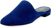 Thumbnail for your product : Stuart Weitzman Mulearky Suede Flat Mule