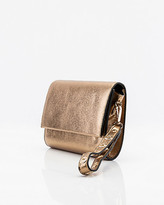 Thumbnail for your product : Le Château Metallic Faux Leather Clutch