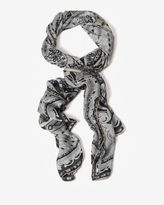 Thumbnail for your product : Emilio Pucci Pavimento Silk Scarf: Grey