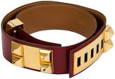 Thumbnail for your product : One Kings Lane Vintage Hermes Collier de Chien Rouge H Belt - Vintage Lux - rouge/gold