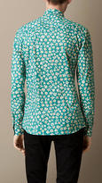 Thumbnail for your product : Burberry Floral Print Cotton Shirt