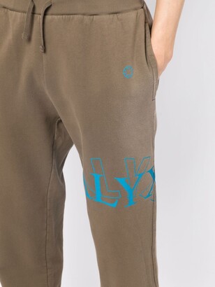 Alyx Logo-Print Straight-Leg Track Pants