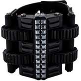 Thumbnail for your product : Lanvin Black Crystal Cuff brass Black Crystal Cuff