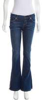 Thumbnail for your product : Elizabeth and James Flared Low-Rise Jeans