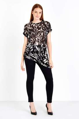 Animal Print Knitted Top