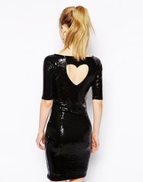 Thumbnail for your product : Sugarhill Boutique Dazzle Sequin Dress With Heart Cut Out