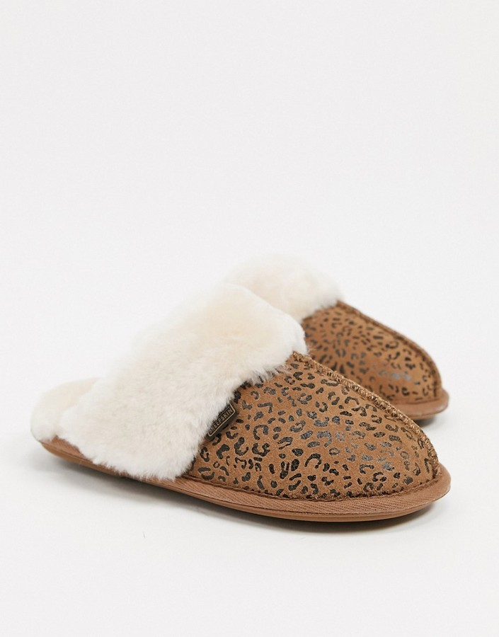 animal print slippers ladies