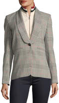 Thumbnail for your product : Veronica Beard Harding Stand-Collar Zip-Front Cashmere Dickey