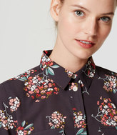 Thumbnail for your product : LOFT Hydrangea Utility Blouse