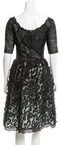 Thumbnail for your product : Oscar de la Renta Embellished Lace Dress