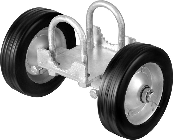 KFFKFF Glide Gate Set, 6” Mobile Gate Equipment Set, Universally Adaptable Glide Gate Wheel Track, Robust Glide Gate Direction Wheel for Glide Gates and Roll Doors,600lbs Capacity,Black