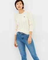 Thumbnail for your product : Polo Ralph Lauren Cable Cotton Crew Neck Sweater