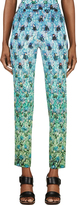 Thumbnail for your product : Mary Katrantzou Blue Bediah Trousers