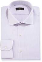 Thumbnail for your product : Ike Behar Gold Label Micro-Gingham Dress Shirt, Purple