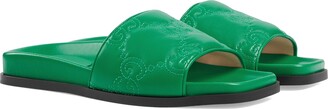 Gucci Women's GG Matelassé slide sandal