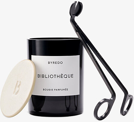 Byredo La Maison Bibliotheque, Wick Trimmer and Ceramic Lid Set