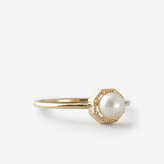 Thumbnail for your product : Steven Alan GRACE LEE crown bezel pearl ring