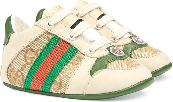 Gucci Children Screener leather sneakers - ShopStyle Girls' Shoes