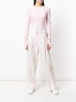 Thumbnail for your product : Jil Sander adjustable buckle trousers