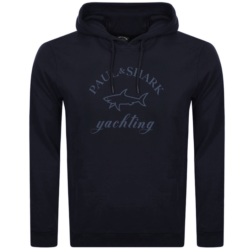 paul and shark hoodie navy