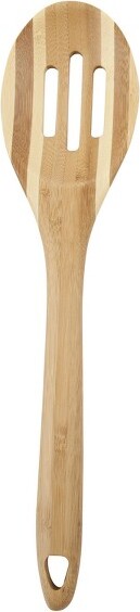 Core Kitchen CoreKitchenProChefBeigeBambooSlottedSpoon