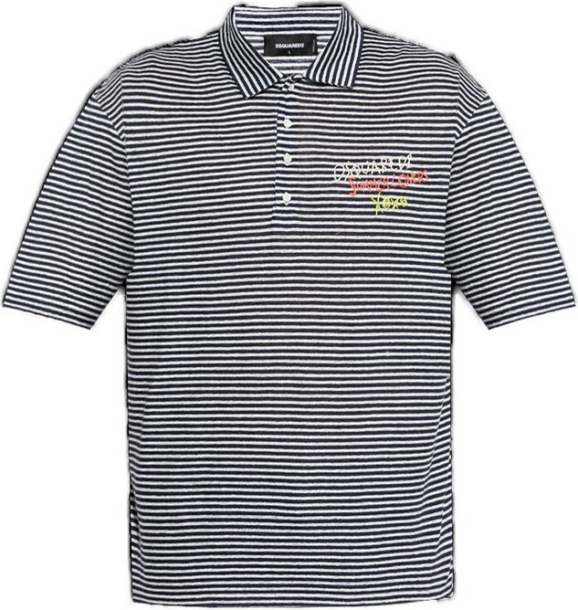 Dsquared2 Summer Lovers Loose Fit Polo Shirt