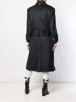 Thumbnail for your product : Thom Browne Navy Unilined Oversized Sack Trench