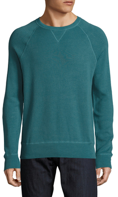Brooks Brothers Cotton Athletic Crew Sweater