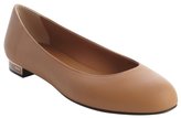 Thumbnail for your product : Fendi brown leather ballet flats