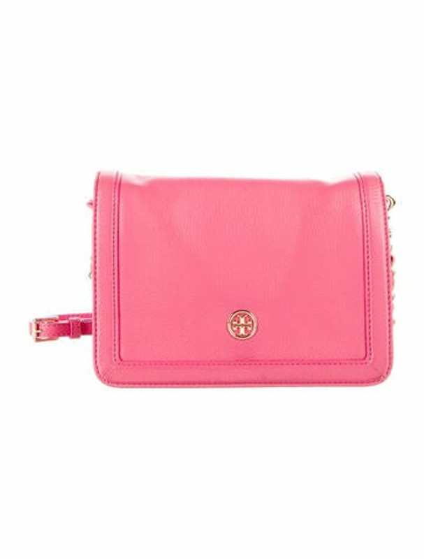 Tory Burch Leather Crossbody Bag Pink ShopStyle