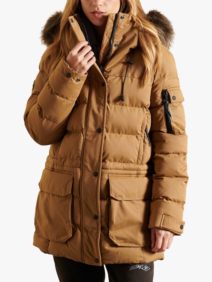 superdry long parka