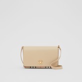 Thumbnail for your product : Burberry Small Leather and Vintage Check Crossbody Bag